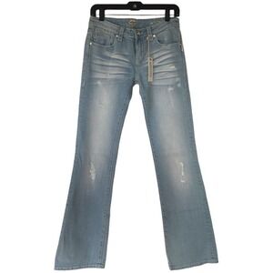 ANONAME Light Blue‎ Ripped Jeans Women's  Size 28  Joelle Boot  Msrp $110